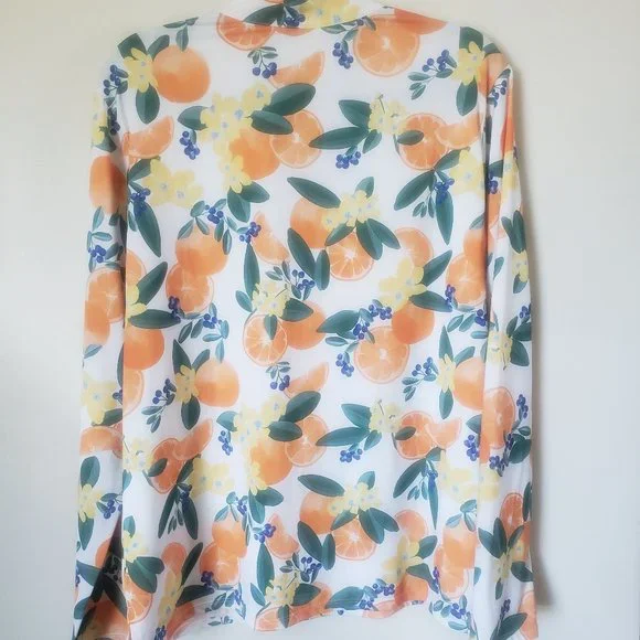 TAIL Women's Fun in the Sun Happy Long Sleeve 3/4 Zip - Orange Crush - XXL - Picture 5 of 13